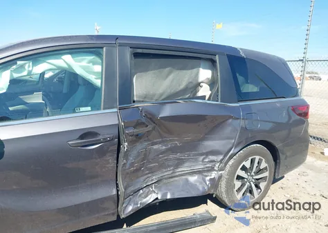 2025 Honda Odyssey Ex-L из США, поврежденный, VIN 5FNRL6H68SB080808